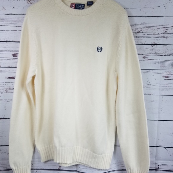 chaps crew neck sweaters